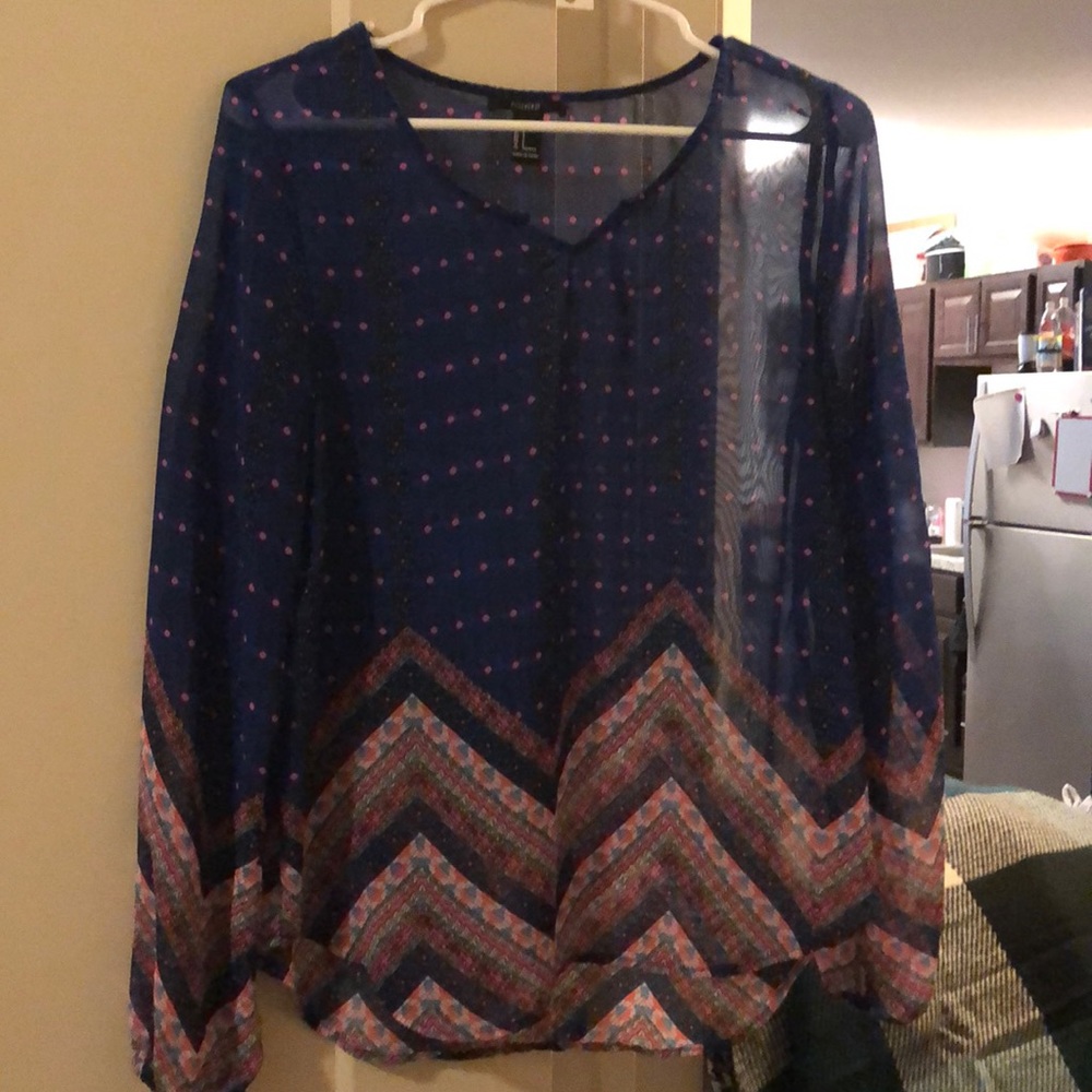 Sheer blouse